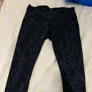 Lululemon wunder under crop, paisley